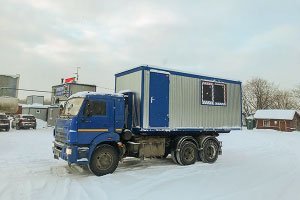 Доставка бытовки в СПб и Ленинградской области